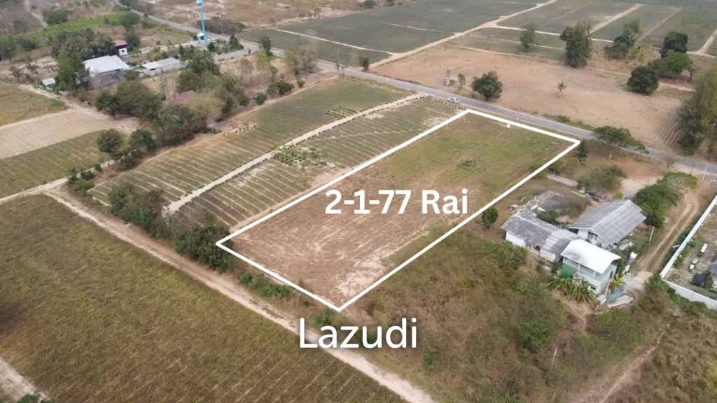 รูป ขายที่ดินเปล่า 2-1-77 ไร่ วิวภูเขา ทำเลชนบทเงียบสงบ หนองพลับ หัวหิน - รูปที่ 2/7