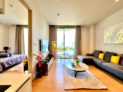 คอนโดให้เช่า : Magnolias Waterfront Residences | Stunning 1 Bedroom Luxury Condo - BR19129CD