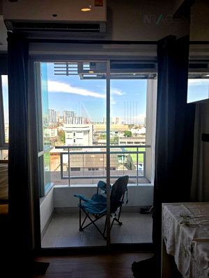 Condos for rent Ramkhamhaeng 24 : 🔺 For Rent Condo INSPIRE PLACE ABAC-RAMA IX Building B, Floor 7,Studio, Room size 29 sqm