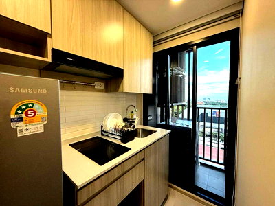 Condos for rent : Book now! ‼️ Origin Plug & Play Srinakarin condo for rent. Large, beautiful room with full furniture and washing machine. 📍