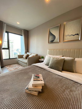 Condo for rent near MRT Rama 9 | Life Asoke Rama9 | near MRT Central Rama 9 Convenient transportation    Studio room 