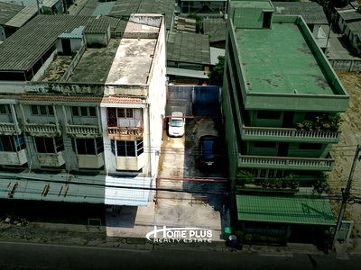 อาคารพาณิชย์ ถนนประชาอุทิศ ทุ่งครุ : ขาย อาคารพาณิชย์ 3 ชั้นครึ่ง  (หลังริม) พร้อมที่ดินเปล่า