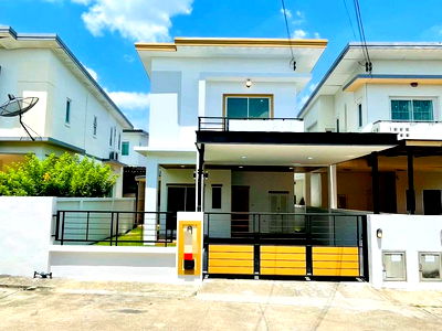 บ้านแฝด ม.เกษตรศาสตร์ ศรีราชา : บ้านแฝดสวย ราคาดี เมโทร ปาร์ค ทุ่งสุขลา ใกล้นิคมแหลมฉบัง ศรีราชา