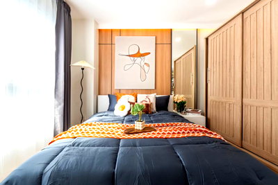 ขายคอนโด : 𝟐 ห้องนอน ✨ ติดตลาดนัดเลียบด่วน 💵 ผ่อนเพียง 𝟗,𝐱𝐱𝐱 บาท 🚝 เดิน 𝟑 นาที #MRTวัชรพล 