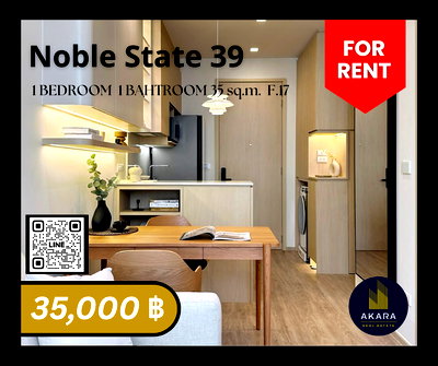 Condos for rent Samitivej Sukhumvit Hospital : 🟨🟨🟦🟦Noble State 39 [FOR RENT]🟦🟦🟨🟨 Available Now‼️Click✅✅✅✅✅ Akara Real Estate "Fast response, Prompt service"