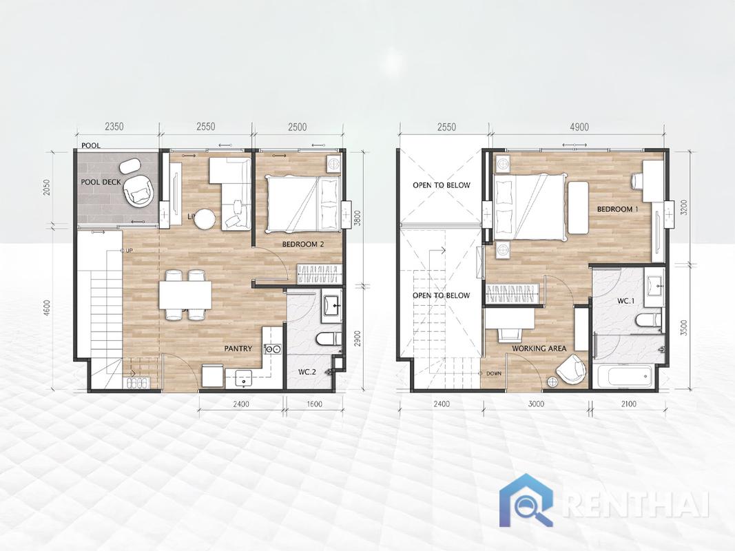 For sale condo 2 bedrooms at Bellevue Lagoon - image 3