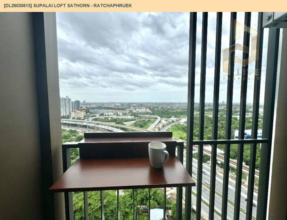 รูป DL26030613 ให้เช่าคอนโด ศุภาลัย ลอฟท์ สาทร - ราชพฤกษ์ (Supalai Loft Sathorn - Ratchaphruek) ใกล้ BTS บางหว้า พร้อมเข้าอยู่ โทรด่วน 0656133286 LineID @534wlwof - รูปที่ 5/11