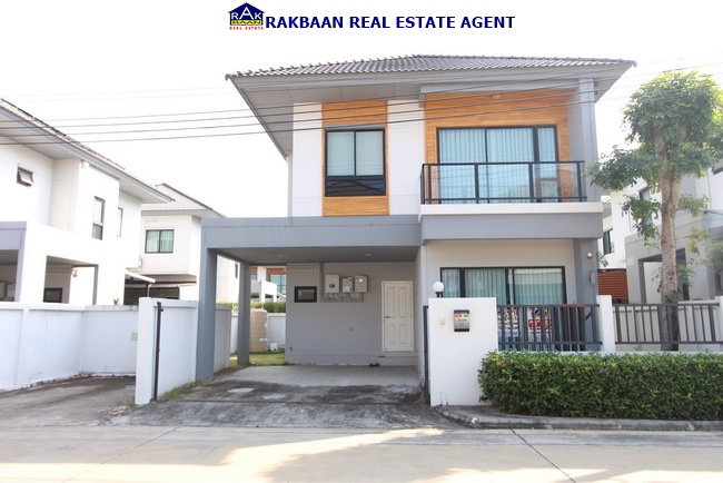 ขายบ้านแฝด :  ขายบ้านเสนาพาร์ควิลล์ รามอินทรา-วงแหวน 46.1 ตร.ว. 3 นอน 3 ห้องน้ำ ตกแต่งบิลท์อิน สวย พร้อมผู้เช่า กู้ได้เต็ม