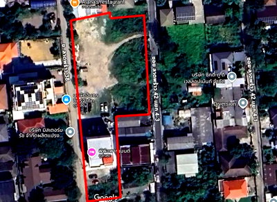 ที่ดิน ถนนสังคมสงเคราะห์ : ขายที่ดินทำเลดี ถมแล้ว ติดถนนซอยลาดพร้าว38