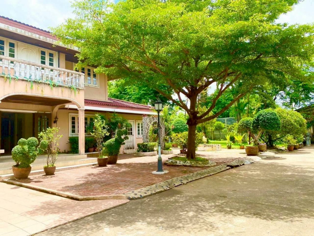 รูป ขายที่ดินพร้อมบ้านเดี่ยว 2 ชั้น สไตล์คลาสสิก กรุงเทพนนท์ 14 ทำเลดี ใกล้ MRTแยกติวานนท์ 150 เมตร - รูปที่ 2/20