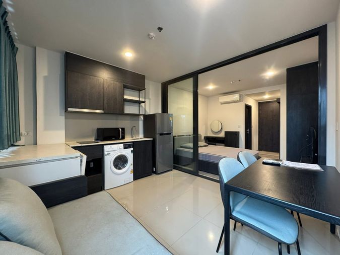 🔥ราคาดี 15,500✨ เอ็กซ์ที ห้วยขวาง ใกล้ MRT ห้วยขวางพร้อมอยู่ (1 นอน 1 น้ำ) 30 ตรม. วิวสวน เฟอร์ครบ ▫️Line: @sanhaproperty📲095-6922871