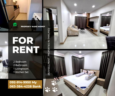 Condos for rent : Supalai veranda ramkhamhang near the expressway, easy to travel, make an appointment to see urgently, call now 