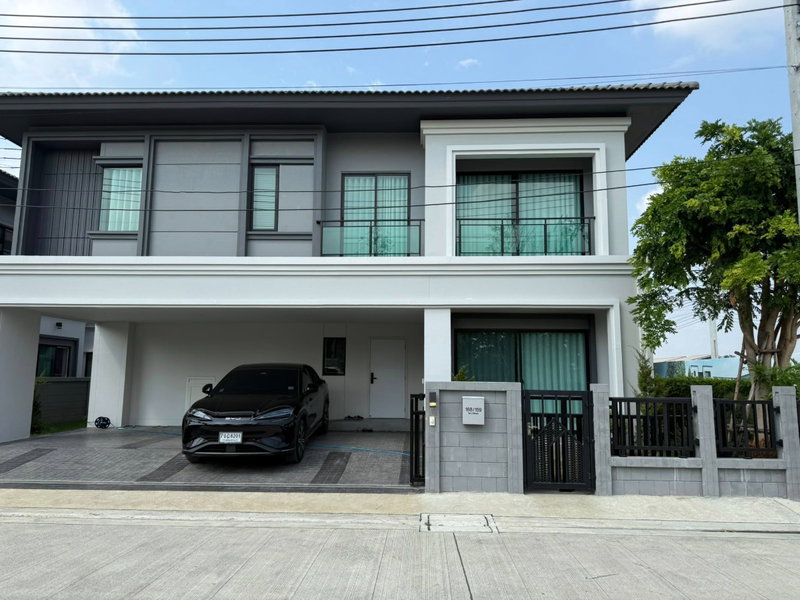 บ้านเดี่ยวให้เช่า : ND0315  ให้เช่าบ้านเดี่ยว โครงการ บริทาเนีย บางนา–ศรีวารี หลังใหญ่ที่สุดของโครงการ  แปลงมุม