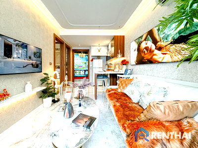 ขายคอนโด : ขายคอนโด The Riviera Beverly Hills 1 ห้องนอน 38 ตร.ม. วิวสระว่ายน้ำ ชื่อต่างชาติ ห้องหายาก