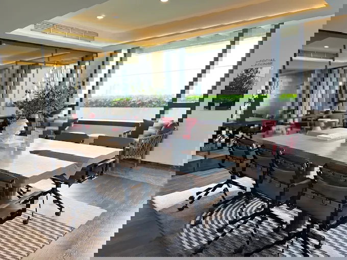 รูป ✨ ความหรูหราที่มาพร้อมพื้นที่ที่ใช้งานได้จริง MUNIQ สุขุมวิท 23 ห้องหน้ากว้าง เพดานสูง โปร่งสบาย พร้อมวัสดุระดับ Hi-end ทั่วทั้งห้อง ❤️ - รูปที่ 7/11