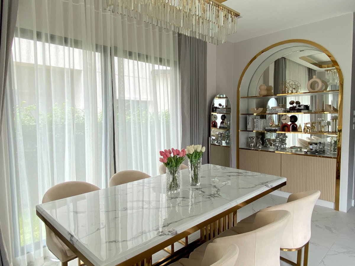 รูป [ขาย 12.4M] บางกอก บูเลอวาร์ด เวสต์เกต | 5 นอน 248 ตรม. บ้านหรู สไตล์ยุโรป ใกล้ Central Westgate - รูปที่ 4/8