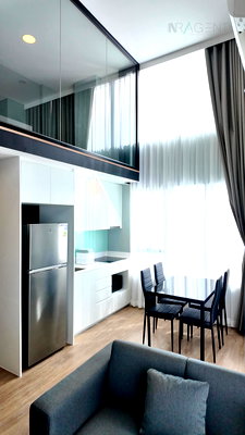 Condos for rent : 📌 For Rent Condo SIAMESE RAMA 9 Building C, Floor 7,Duplex 2 bed room, Room size 54 sqm