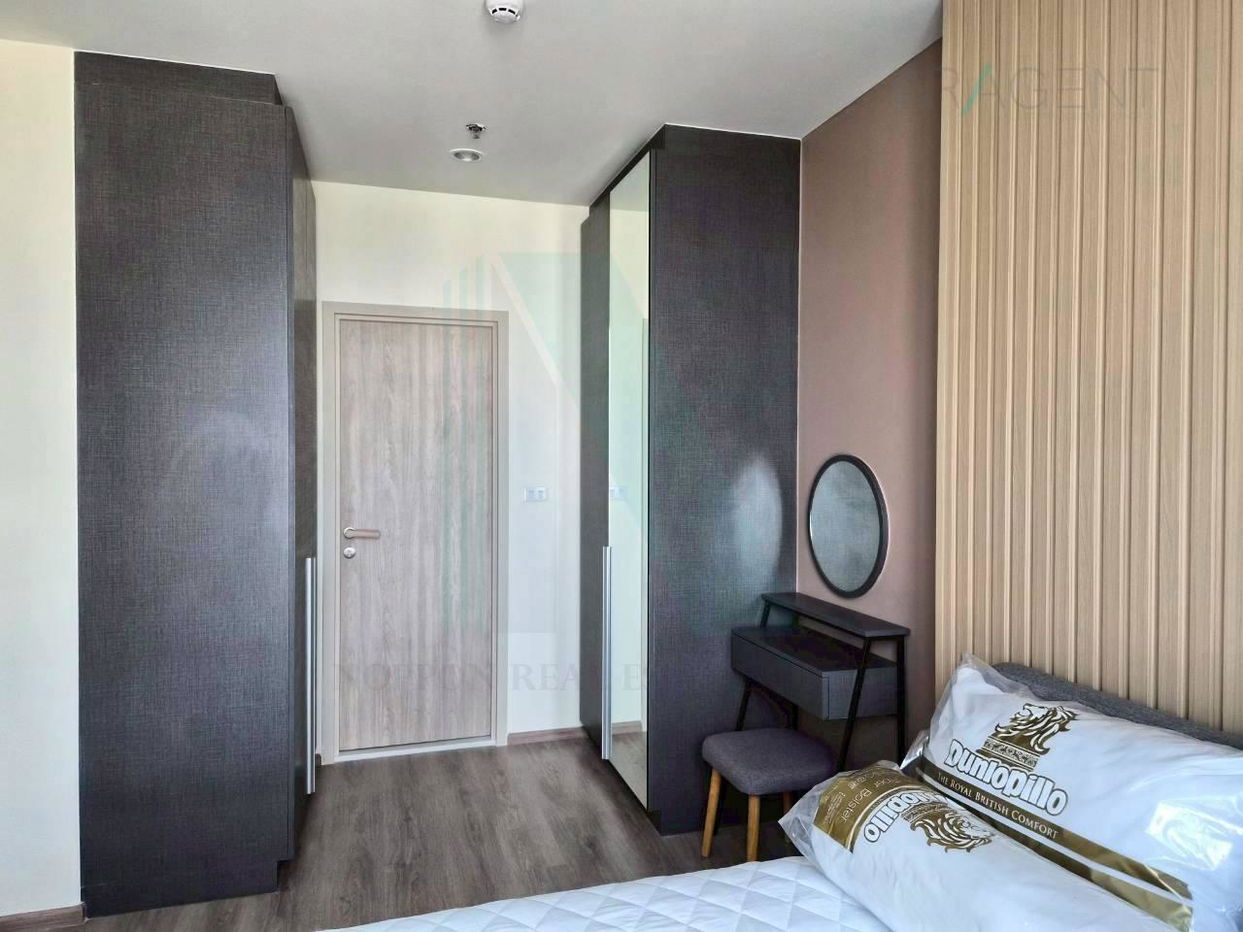 รูป 🚩 ให้เช่าคอนโด นิว ดิสทริค อาร์ 9 อาคาร R ชั้น 31 1 ห้องนอน ขนาด 30 ตรม ใกล้ MRT พระราม 9 - รูปที่ 8/8