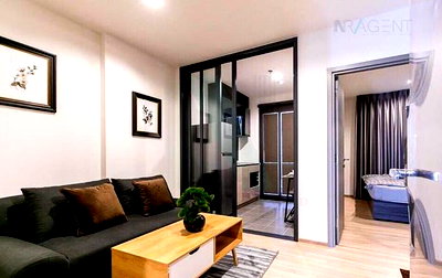 Condos for rent : 🚩 For Rent Condo THE BASE GARDEN RAMA 9 Building 1, Floor 12,1 bed room, Room size 31.00 sqm