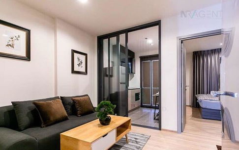 🚩 ให้เช่าคอนโด เดอะ เบส การ์เดน-พระราม 9 อาคาร 1 ชั้น 12 1 ห้องนอน ขนาด 31.00 ตรม ใกล้ A-Link Square