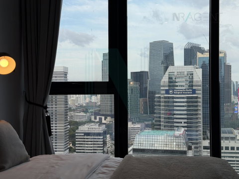 🔺 For Rent Condo SUPALAI ICON SATHORN Building 1, Floor 30,1 bed room, Room size 45 sqm
