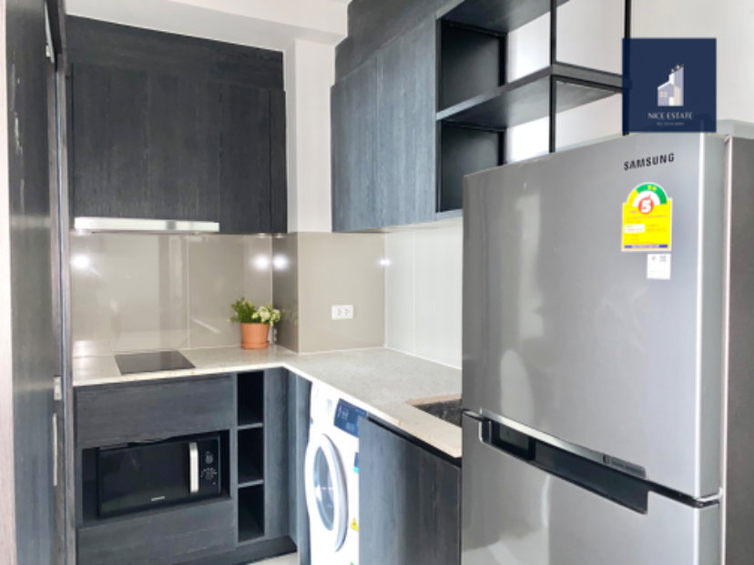 รูป XT Huaikhwang 75ม. MRT ห้วยขวาง 1ห้องนอน ใกล้ลิฟท์ พร้อมเครื่องซักอบแห้ง วิวไม่บล็อค  - รูปที่ 5/8