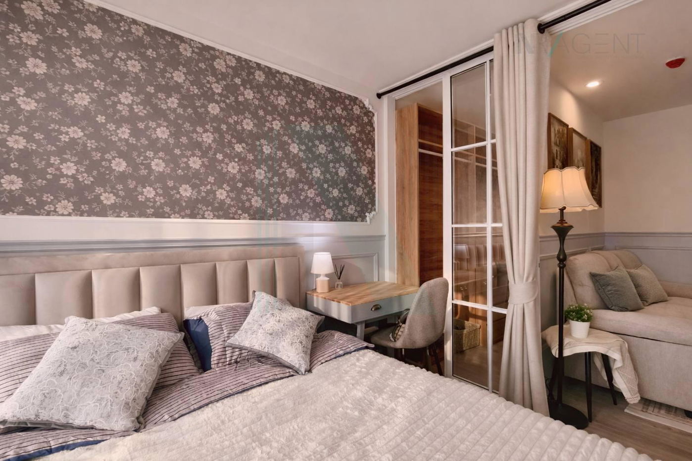 รูป 🔺 ให้เช่าคอนโด รีเจ้นท์ โฮม บางนา อาคาร A ชั้น 29 1 ห้องนอน ขนาด 28.00 ตรม ใกล้ BTS บางนา - รูปที่ 4/8