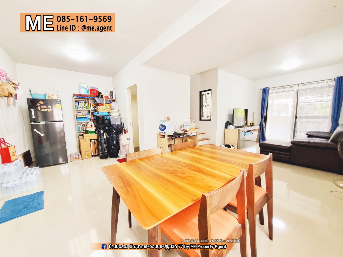 รูป ขายพฤกษาวิลล์ 57 พัฒนาการ 38 หลังมุม  29 ตรว. ทำเลพัฒนาการ38  ใกล้รถไฟฟ้า BTS อ่อนนุช โทร 064-954-9619 (TB47-29) - รูปที่ 4/20