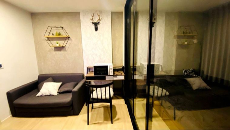 📢 ขายด่วน! โครงการ: Kave Condo •เดินถึง! : ตึก A ชั้น 1 • ขนาด: 25 ตร.ม. วิวนอก ครัวแยก