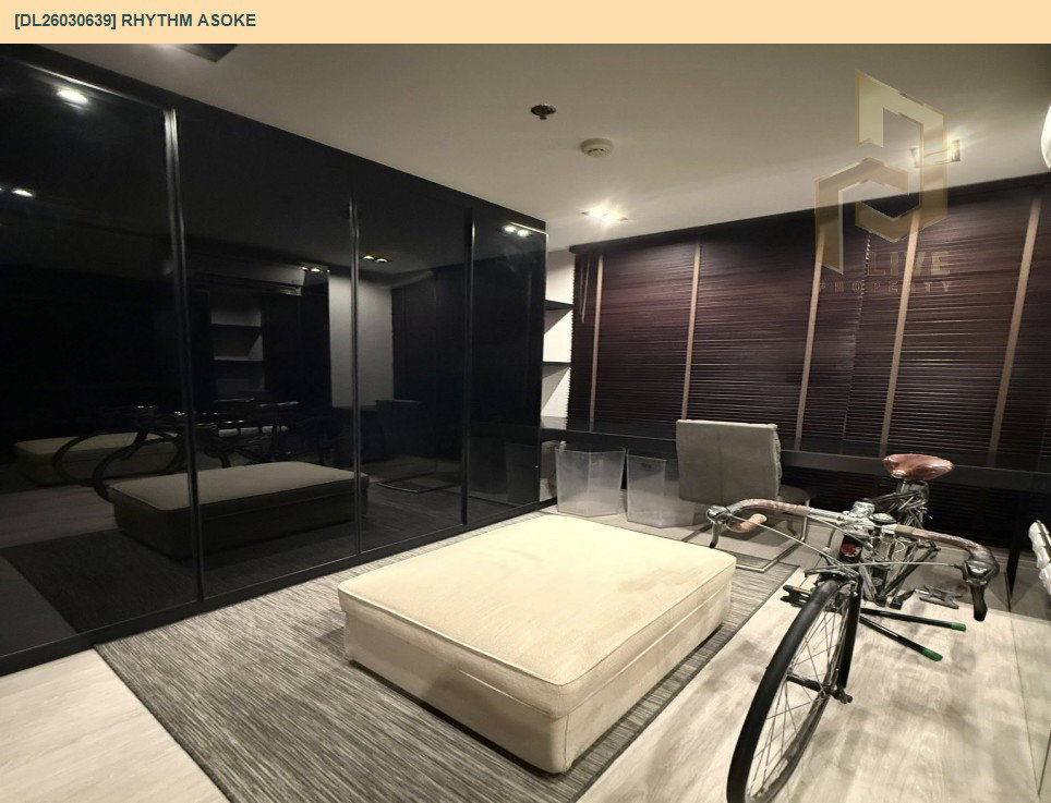 รูป DL26030639 ให้เช่าคอนโด ริทึ่ม อโศก (Rhythm Asoke) ใกล้ MRT พระราม 9 พร้อมเข้าอยู่ โทรด่วน 0656259498 LineID @257sxzzu - รูปที่ 7/8