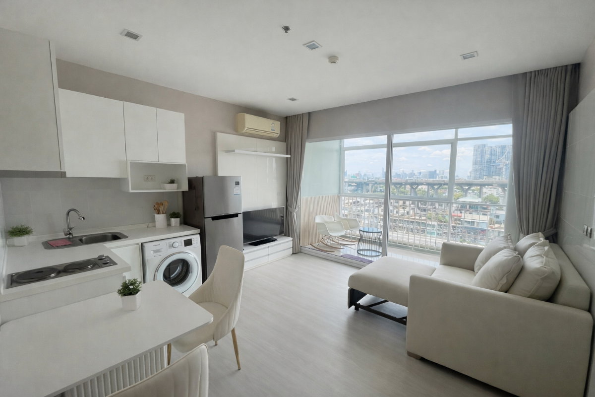 รูป 🍀🍀 Fully furnished💝 ให้เช่า📌 เดอะ โคสต์ (Line: @rent2022) BTS บางนา ห้องสวย พร้อมเข้าอยู่ ราคาดี!!🔖A10873 - รูปที่ 4/9