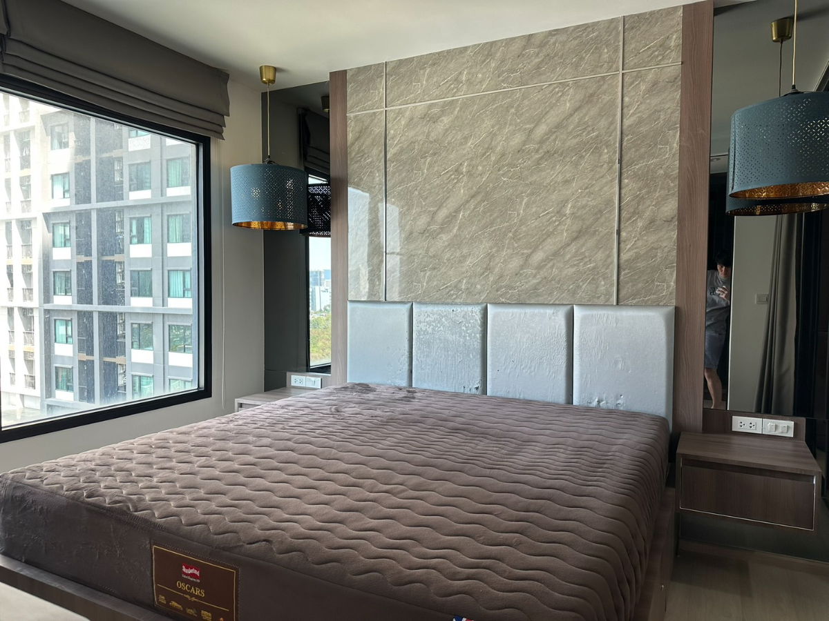 รูป ให้เช่าคอนโด Life Asoke ขนาด 35 ตรม. 1 นอน Plus ฝั่ง South แต่งสวย นัดดูห้องที่ 0993529495 - รูปที่ 3/13