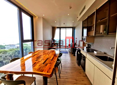 Condos for rent : KT0301📲LineID @556ryccg🏖️2Bedroom 82sqm Low-floor🌊Sea view Fully furnished🏄‍♂️AROM Wongamat Beach North Pattaya