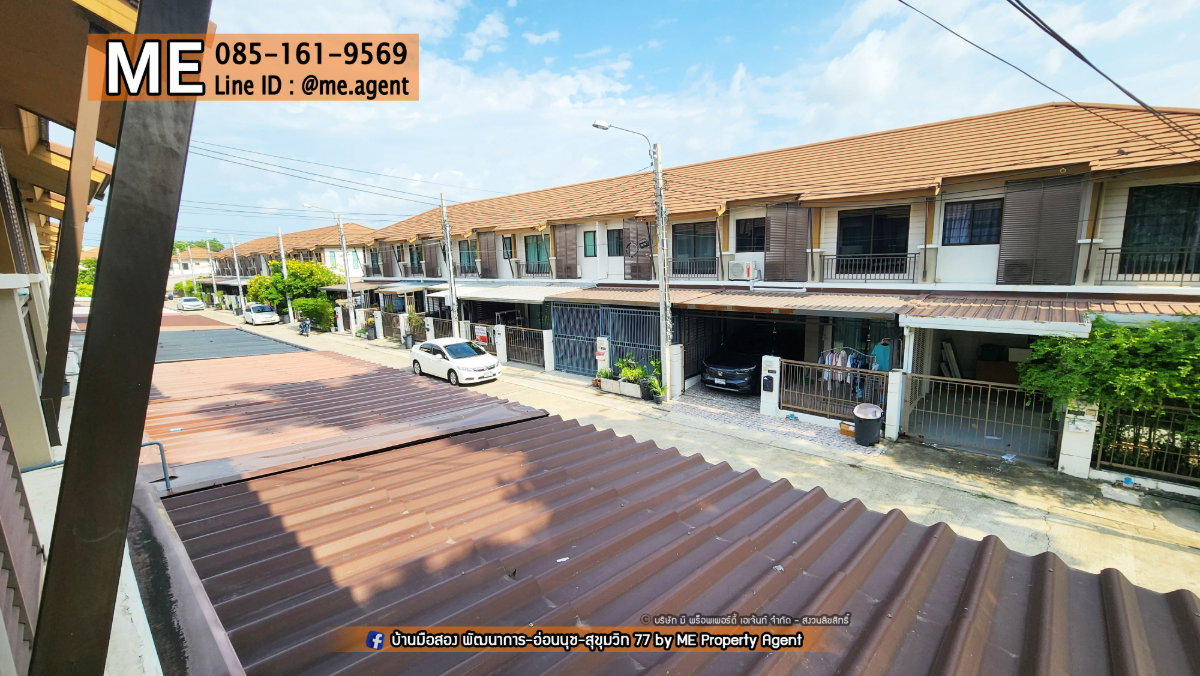 รูป ขายพฤกษาวิลล์ 57 พัฒนาการ 38 หลังมุม  29 ตรว. ทำเลพัฒนาการ38  ใกล้รถไฟฟ้า BTS อ่อนนุช โทร 064-954-9619 (TB47-29) - รูปที่ 18/20