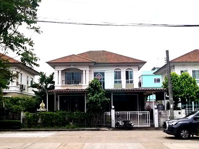 เช่าบ้านเดี่ยว ถนนกรุงเทพ-ชลบุรี มอเตอร์เวย์ : 📌 ให้เช่าบ้านเดี่ยว 2 ชั้น ภัสสร พระราม 9 - วงแหวน 3 ห้องนอน 2 ห้องน้ำ