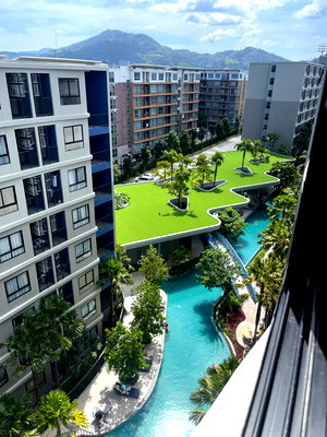 ขายคอนโด : ขาย ดีคอนโด รีฟ ห้องมุม 31ตร.ม วิวสระ