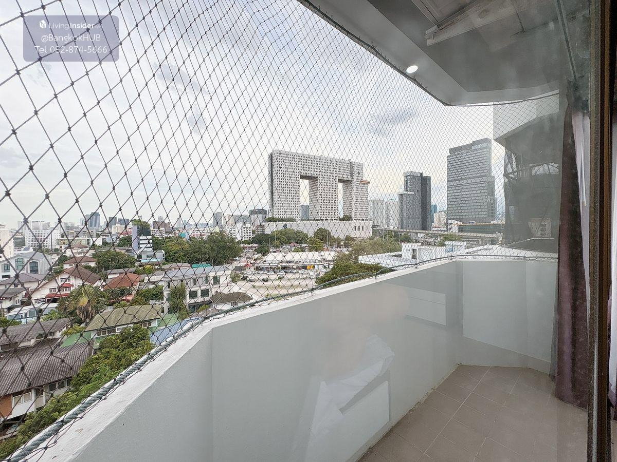 รูป P-431 📍ห้องใหญ่ 38 ตารางเมตรคอนโดติดรถไฟฟ้า สถานีรัชโยธิน เฟอร์ครบ พร้อมอยู่ วิวโล่ง ถูก 2.15 ลบ. *0659174222* - รูปที่ 8/13