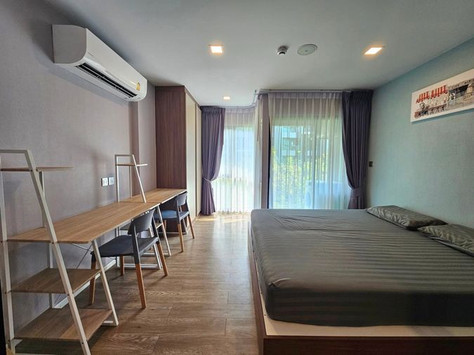 📢ให้เช่า Kave town Shift ข้างม.กรุงเทพ ตึก C ชั้น 3 ขนาด 27 sqm  วิวสวน