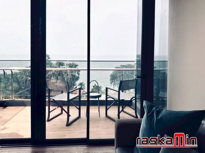 KT0301🏖️2ห้องนอน 82ตรม ชั้นเตี้ย ห้องมุม🌊วิวทะเล พร้อมเฟอร์นิเจอร์🏄♂️AROM Wongamat อารมณ์ วงศ์อมาตย์