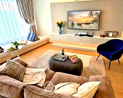 Condos for rent MRT Phra Nang klao Bridge : 1-BR Condo at The Aqua close to Laguna (ID 2581363)