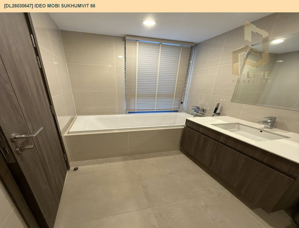 รูป DL26030647 ให้เช่าคอนโด ไอดีโอ โมบิ สุขุมวิท 66 (IDEO Mobi Sukhumvit 66) ใกล้ BTS อุดมสุข พร้อมเข้าอยู่ โทรด่วน 0653619502 LineID @897iyzll - รูปที่ 10/10