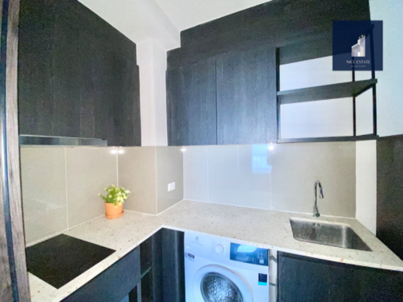 รูป XT Huaikhwang 75ม. MRT ห้วยขวาง 1ห้องนอน ใกล้ลิฟท์ พร้อมเครื่องซักอบแห้ง วิวไม่บล็อค  - รูปที่ 6/8