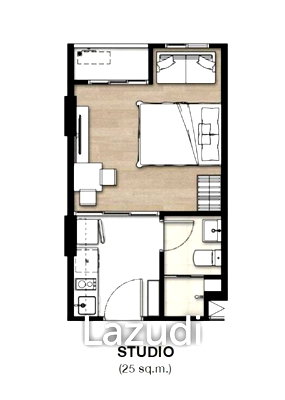 Condos for sale Phuket : Studio 1 Bath 28.50 SQ.M The Origin Kathu – Patong