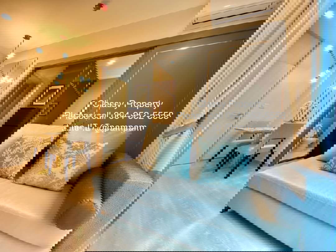 รูป ให้เช่าคอนโด : โนเบิล รีวอล์ฟ รัชดา2 1 ห้องนอน เฟอร์ครบ ติดMRTศูนย์วัฒนธรรม ห้องสวยมาก 🔥🔥🔥(Noble Revolve Ratchada2) - รูปที่ 5/10