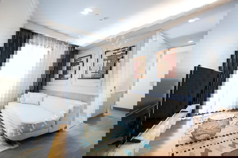 🏢FOR RENT✨The Lumpini 24 Condo, luxury unit, high floor with city view. Move-in ready! | BTS Phrom Phong💎