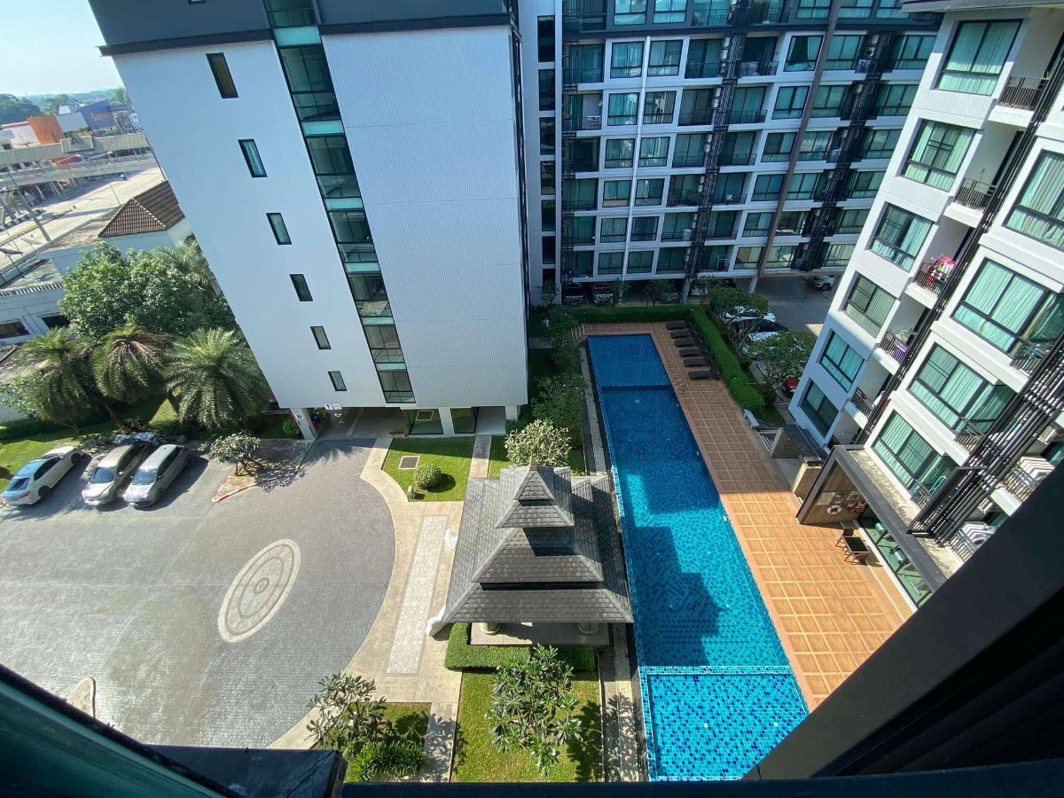 รูป คอนโด Q House ห้องสวยสไตล์มินิมอล น่าอยู่มาก ใกล้แหล่งของกินมากมาย สะดวกสบายมาก - รูปที่ 9/9
