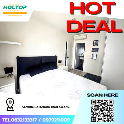 Condos for rent : #Z4979💥 150369 🔥 Condo for Rent: Centric Ratchada-Huai Kwang (Previous code Z2068)