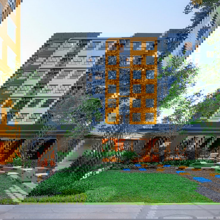 รูป ให้เช่าคอนโดใหม่ ใกล้ธรรมศาสตร์ เฟอร์ครบ วิวสระว่ายน้ำ - รูปที่ 18/21