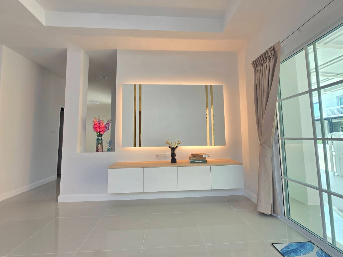 รูป บ้านเดี่ยวหลังใหญ่ ทำเลหลังมุมใน รีโนเวทใหม่ หมู่บ้าน แลนซีโอ รามอินทรา-นวมินทร์ ถ.เลียบคลอง เขตคลองสามวา พร้อมอยู่ทั้งเฟอร์ฯ,แอร์ - รูปที่ 39/41