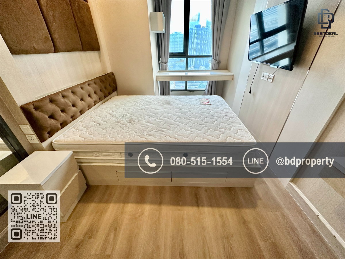 รูป Bestdeal ให้เช่า 1 ห้องนอน 31ตรม.ราคา 16,000/เดือนเท่านั้น เฟอร์นิเจอร์และเครื่องใช้ไฟฟ้าครบ“IDEO MOBI RAMA 9” ใกล้MRT และ เซ็นทรัลพระราม 9 - รูปที่ 4/12